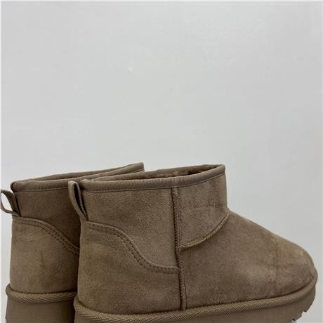 Stivaletti in simil camoscio PLATFORM